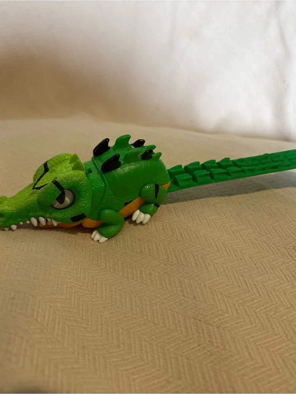 Green Crocodile Reptile Chew & Enrichment Toy
